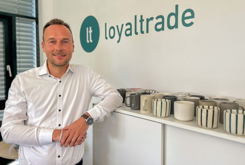 Gründer Alexander Gröncke in seinem Büro.