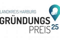 Das Logo des Gründungspreis im Landkreis Harburg 2025.
