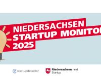 Titelblatt des Startup-Monitors für Niedersachsen 2025.