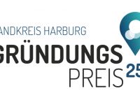 Das Logo des Gründungspreis im Landkreis Harburg 2025.