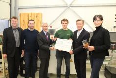 Übergabe KMU-Förderbescheid an traceless in Buchholz (ISI-Zentrum für Gründung, Business und Innovation). Foto: Landkreis Harburg