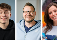 Luka Bures (v.l.), Markus Höfemann und Darya Bolotina-Menzel sind die Experten beim #Start-Abend der WLH am 4. Juni 2026.